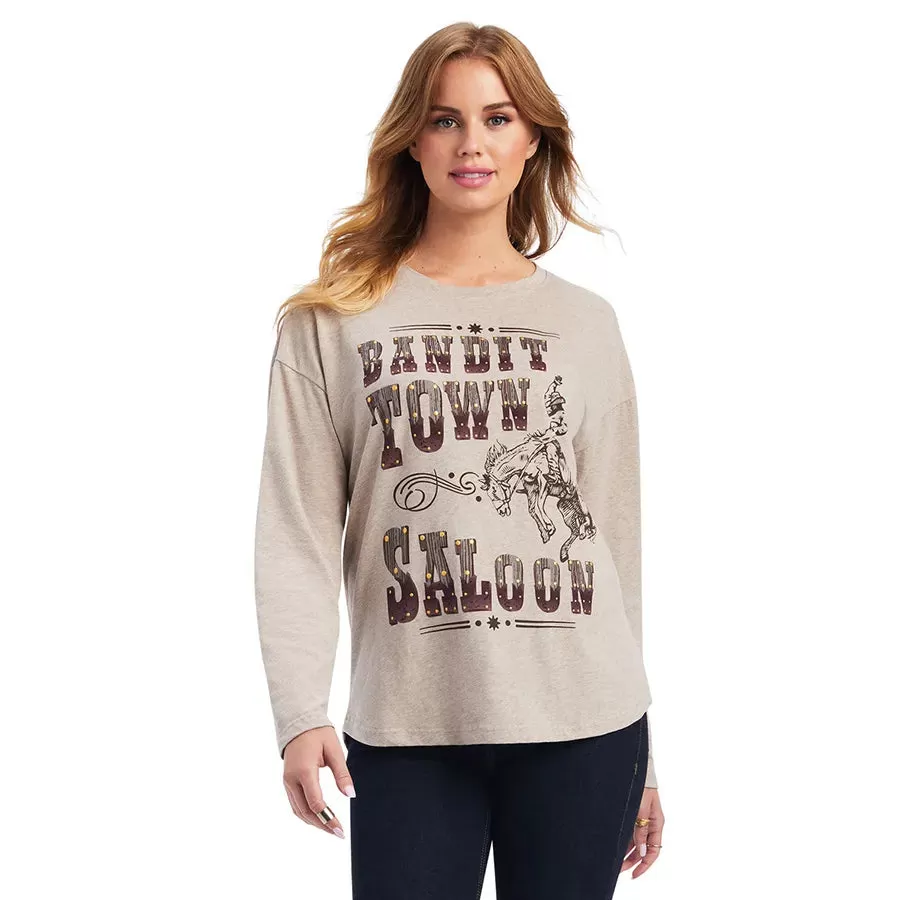 Women's Ariat Long Sleeve Saloon Top