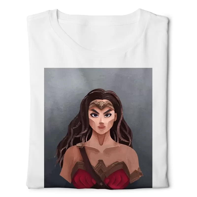 Wonder Woman -Digital Graphics Basic T-shirt White