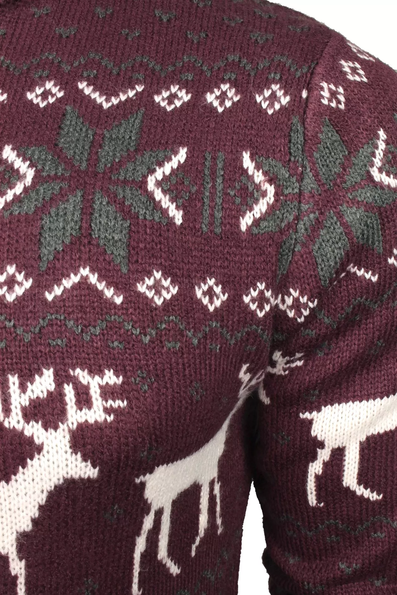 Xact Men's Nordic Fairisle Crew Neck Christmas Jumper